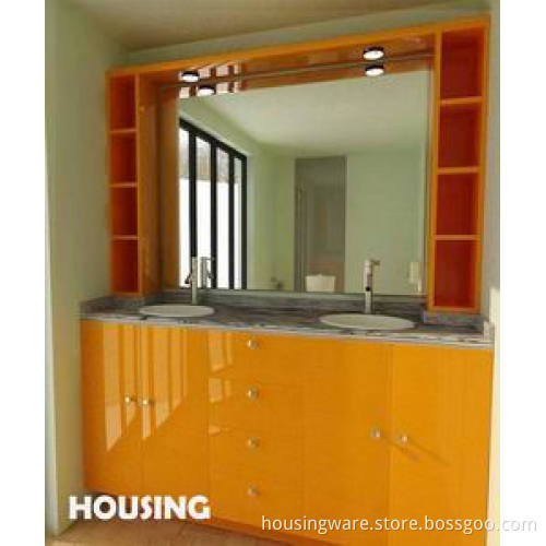 Lacquer Bathrooom Vanity Solid Wood Bathroom Vanity (HV-L04)